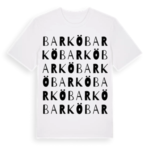 Barkö ordlek t-shirt – ekologisk bomull t-shirt från Pinshirt