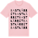 Pink Cotton t-shirt med Bastkärret ordlek t-shirt