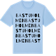 Blue Soul t-shirt med Bastuholmen ordlek t-shirt