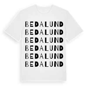 Bedalund ordlek t-shirt – ekologisk bomull t-shirt från Pinshirt