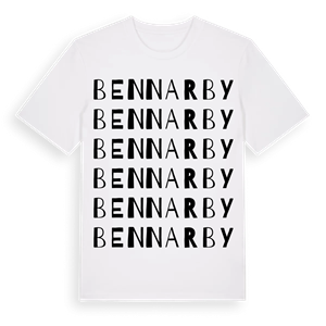 Bennarby ordlek t-shirt – ekologisk bomull t-shirt från Pinshirt