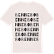 Vintage White t-shirt med Bennebo ordlek t-shirt