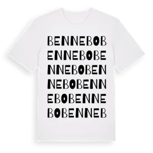 Bennebo ordlek t-shirt – ekologisk bomull t-shirt från Pinshirt