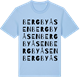 Blue Soul t-shirt med Bergbyåsen ordlek t-shirt