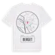 White t-shirt med Berget t-shirt