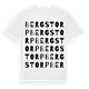 Bergstorp ordlek t-shirt