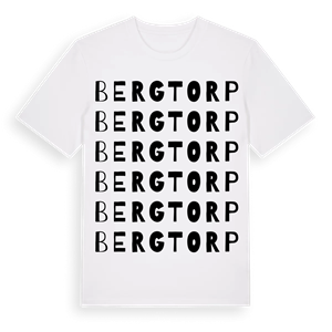 Bergtorp ordlek t-shirt – ekologisk bomull t-shirt från Pinshirt