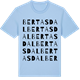 Blue Soul t-shirt med Bertasdal ordlek t-shirt