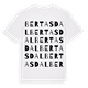 Bertasdal ordlek t-shirt