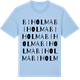 Blue Soul t-shirt med Biholma ordlek t-shirt