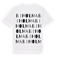 Biholma ordlek t-shirt
