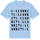 Blue Soul t-shirt med Billsvret ordlek t-shirt