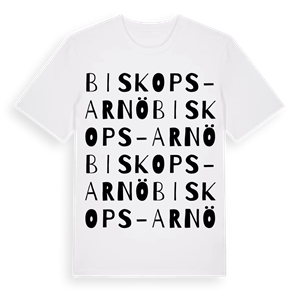 Biskops-Arnö ordlek t-shirt – ekologisk bomull t-shirt från Pinshirt