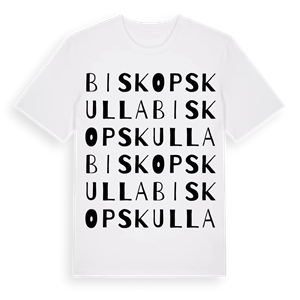 Biskopskulla ordlek t-shirt – ekologisk bomull t-shirt från Pinshirt
