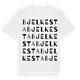 Bjelkesta ordlek t-shirt