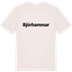 Vintage White t-shirt med Björhammar fetstil t-shirt