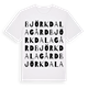 Björkdala gård ordlek t-shirt