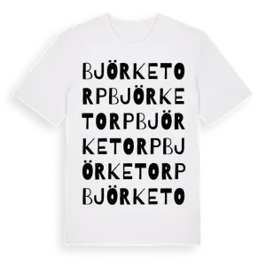 Björketorp ordlek t-shirt – ekologisk bomull t-shirt från Pinshirt