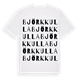 Björkkulla ordlek t-shirt