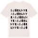 Vintage White t-shirt med Björkmyra ordlek t-shirt