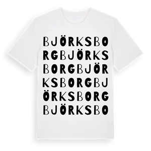 Björksborg ordlek t-shirt – ekologisk bomull t-shirt från Pinshirt