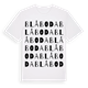 Blåboda ordlek t-shirt