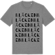 Mid Heather Gray t-shirt med Bläcken ordlek t-shirt