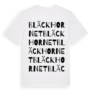 Bläckhornet ordlek t-shirt – ekologisk bomull t-shirt från Pinshirt