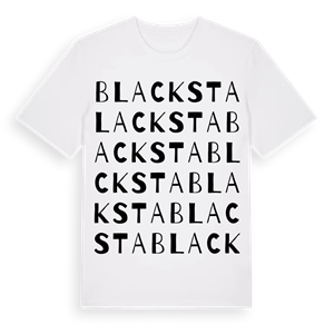 Blacksta ordlek t-shirt – ekologisk bomull t-shirt från Pinshirt