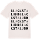 Vintage White t-shirt med Blackstalund ordlek t-shirt