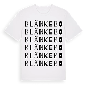 Blänkebo ordlek t-shirt – ekologisk bomull t-shirt från Pinshirt