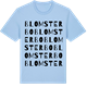 Blue Soul t-shirt med Blomsterbo ordlek t-shirt