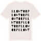 Vintage White t-shirt med Blomtorp ordlek t-shirt