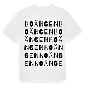 Boängen ordlek t-shirt – ekologisk bomull t-shirt från Pinshirt