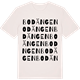 Vintage White t-shirt med Bodängen ordlek t-shirt