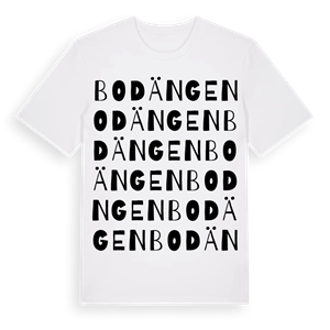 Bodängen ordlek t-shirt – ekologisk bomull t-shirt från Pinshirt