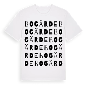 Bogärde ordlek t-shirt – ekologisk bomull t-shirt från Pinshirt