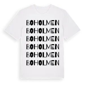 Boholmen ordlek t-shirt – ekologisk bomull t-shirt från Pinshirt