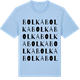 Blue Soul t-shirt med Bolka ordlek t-shirt