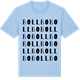 Blue Soul t-shirt med Bollbo ordlek t-shirt