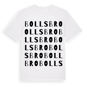 Bollsbro ordlek t-shirt – ekologisk bomull t-shirt från Pinshirt