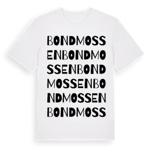 Bondmossen ordlek t-shirt – ekologisk bomull t-shirt från Pinshirt