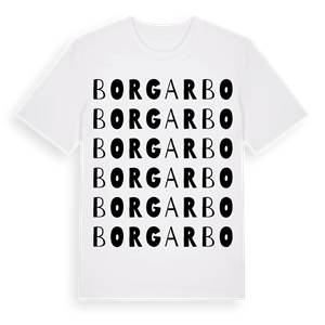 Borgarbo ordlek t-shirt – ekologisk bomull t-shirt från Pinshirt