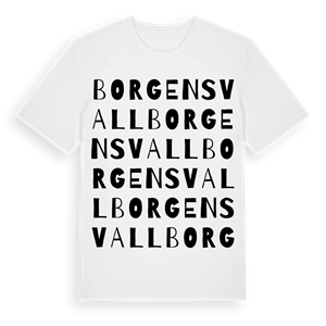 Borgens vall ordlek t-shirt – ekologisk bomull t-shirt från Pinshirt