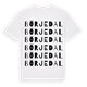Börjedal ordlek t-shirt