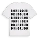 Boruddu ordlek t-shirt