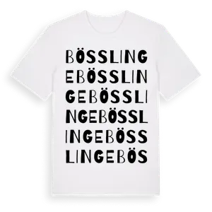 Bösslinge ordlek t-shirt – ekologisk bomull t-shirt från Pinshirt