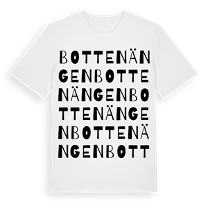 Bottenängen ordlek t-shirt – ekologisk bomull t-shirt från Pinshirt