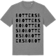 Mid Heather Gray t-shirt med Bottersbo ordlek t-shirt
