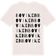 Vintage White t-shirt med Boviken ordlek t-shirt